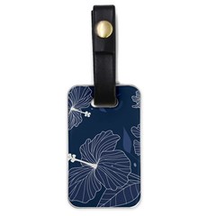 Flowers Petals Leaves Foliage Luggage Tag (one Side) by Grandong