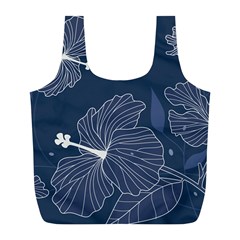 Flowers Petals Leaves Foliage Full Print Recycle Bag (l) by Grandong