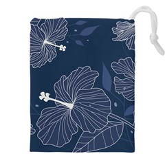 Flowers Petals Leaves Foliage Drawstring Pouch (4xl) by Grandong