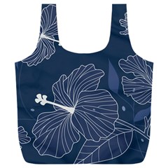 Flowers Petals Leaves Foliage Full Print Recycle Bag (xxxl) by Grandong