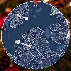 Flowers Petals Leaves Foliage Uv Print Acrylic Ornament Round by Grandong