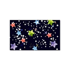 Abstract Eart Cover Blue Gift Sticker Rectangular (10 Pack) by Grandong