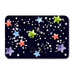 Abstract Eart Cover Blue Gift Plate Mats by Grandong