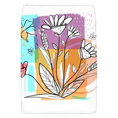 Flower Leaves Foliage Grass Doodle Removable Flap Cover (s) by Grandong