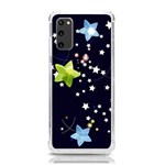 Abstract Eart Cover Blue Gift Samsung Galaxy S20 6.2 Inch TPU UV Case Front