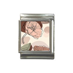 Abstract Flower Leaves Pattern Italian Charm (13mm) by Grandong