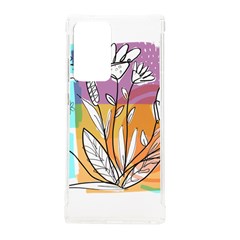 Flower Leaves Foliage Grass Doodle Samsung Galaxy Note 20 Ultra Tpu Uv Case by Grandong