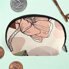 Abstract Flower Leaves Pattern Accessory Pouch (large) by Grandong