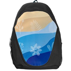 Flower Branch Corolla Wreath Lease Art Backpack Bag by Grandong