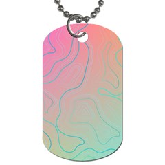 Lines Shapes Stripes Corolla Dog Tag (two Sides) by Grandong