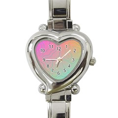 Lines Shapes Stripes Corolla Heart Italian Charm Watch by Grandong