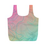 Lines Shapes Stripes Corolla Full Print Recycle Bag (M) Front