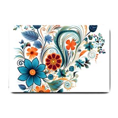 Flowers Scrapbook Decorate Small Doormat by Grandong