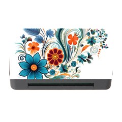 Flowers Scrapbook Decorate Memory Card Reader With Cf by Grandong