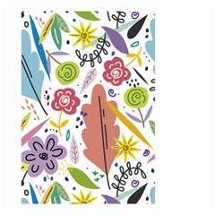 Flowers Spring Background Wallpaper Small Garden Flag (two Sides) by Grandong