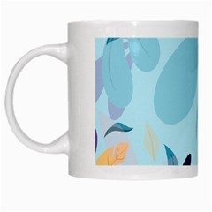 Leaves Nature Background Plants White Mug by Grandong