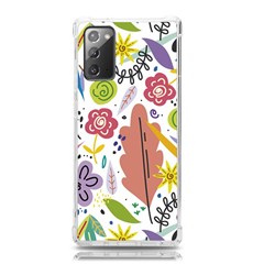 Flowers Spring Background Wallpaper Samsung Galaxy Note 20 Tpu Uv Case by Grandong