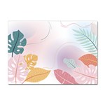 Plants Leaves Wallpaper Background Sticker A4 (100 pack) Front