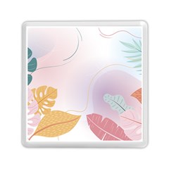 Plants Leaves Wallpaper Background Memory Card Reader (square) by Grandong