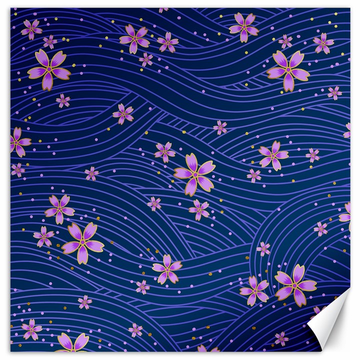 Flowers Floral Background Canvas 20  x 20 