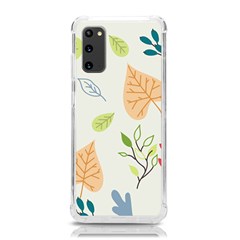 Leaves Plants Background Branches Samsung Galaxy S20 6 2 Inch Tpu Uv Case by Grandong