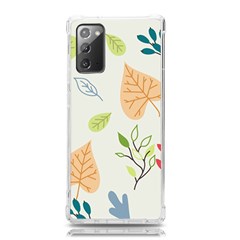 Leaves Plants Background Branches Samsung Galaxy Note 20 Tpu Uv Case by Grandong