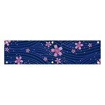 Flowers Floral Background Banner and Sign 4  x 1  Front