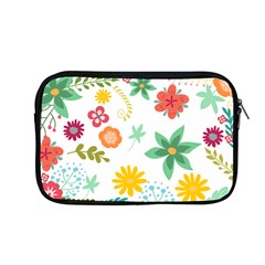 Flowers Leaves Background Floral Apple Macbook Pro 13  Zipper Case by Grandong