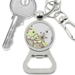 Flowers Bird Floral Floral Design Bottle Opener Key Chain by Grandong