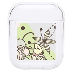 Flowers Bird Floral Floral Design Hard Pc Airpods 1/2 Case by Grandong