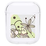 Flowers Bird Floral Floral Design Hard PC AirPods 1/2 Case Front