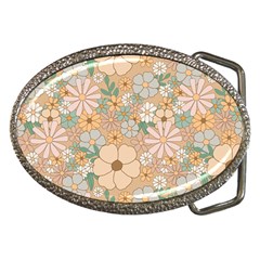 Floral Flowers Bloom Blossom Art Belt Buckles by Grandong