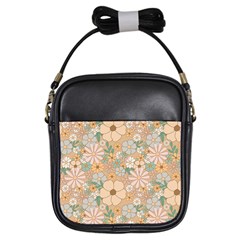 Floral Flowers Bloom Blossom Art Girls Sling Bag by Grandong