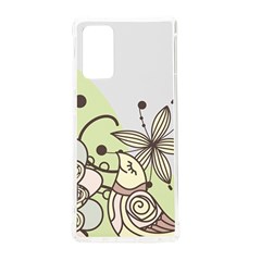 Flowers Bird Floral Floral Design Samsung Galaxy Note 20 Tpu Uv Case by Grandong