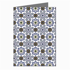 Flower Branch Corolla Wreath Lease Pattern Greeting Cards (pkg Of 8) by Grandong