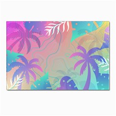 Palm Trees Leaves Plants Tropical Postcard 4 x 6  (pkg Of 10)