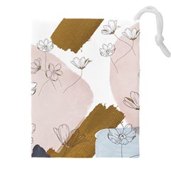 Flower Branch Corolla Wreath Drawstring Pouch (4xl) by Grandong