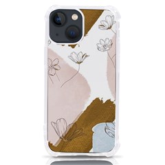 Flower Branch Corolla Wreath Iphone 13 Mini Tpu Uv Print Case by Grandong