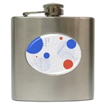 Computer Network Technology Digital Hip Flask (6 oz) Front