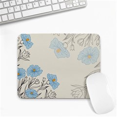 Digital Paper Flowers Background Small Mousepad by Grandong