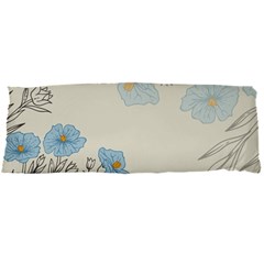 Digital Paper Flowers Background Body Pillow Case Dakimakura (two Sides) by Grandong