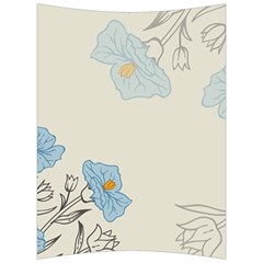 Digital Paper Flowers Background Back Support Cushion by Grandong