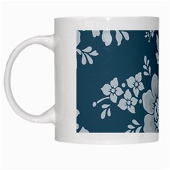 Flowers Design Floral Pattern White Mug by Grandong