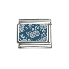 Flowers Design Floral Pattern Italian Charm (9mm) by Grandong