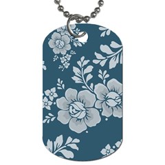 Flowers Design Floral Pattern Dog Tag (two Sides) by Grandong