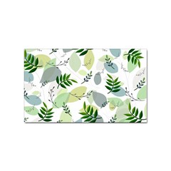 Leaves Foliage Pattern Abstract Sticker Rectangular (10 Pack) by Grandong