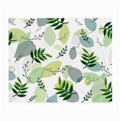 Leaves Foliage Pattern Abstract Small Glasses Cloth (2 Sides) by Grandong