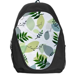 Leaves Foliage Pattern Abstract Backpack Bag by Grandong