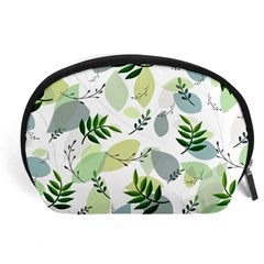 Leaves Foliage Pattern Abstract Accessory Pouch (large) by Grandong