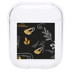 Leaves Coffee Digital Paper Cup Hard Pc Airpods 1/2 Case by Grandong